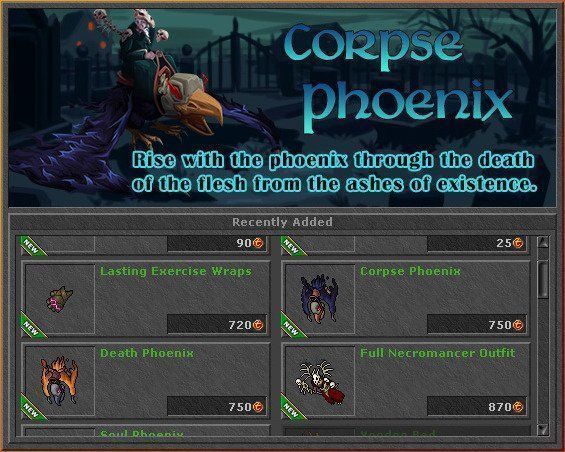 Mounts and Outfit - Tibia Routes Exp
